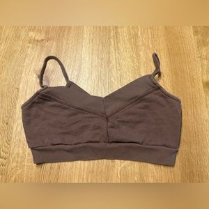 Brown crop top